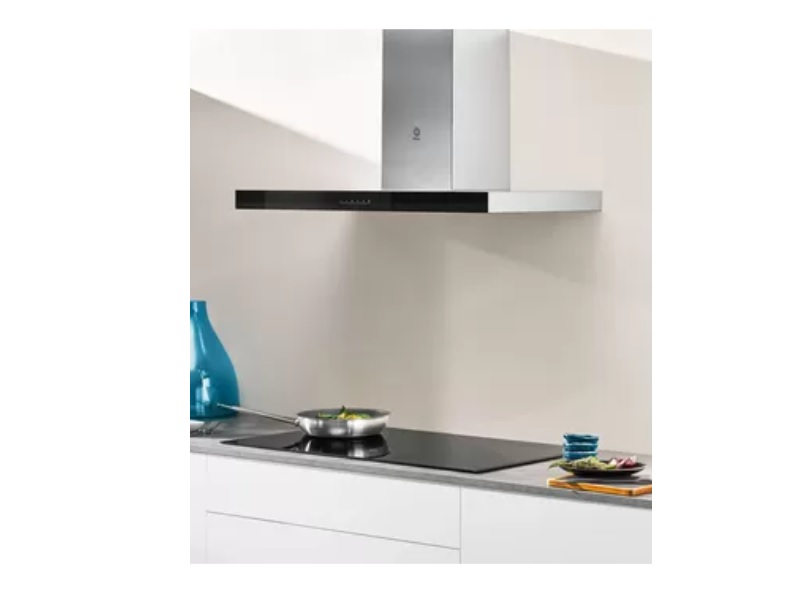 Campana de metal negra cuadrada para pared de 30 in - HEF22