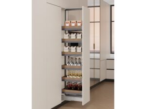 Alacena extraíble de 6 pisos marca Trebol - ACE007 - 13-25/32 x 18-29/32 x (70-7/8 a 82-11/16) in