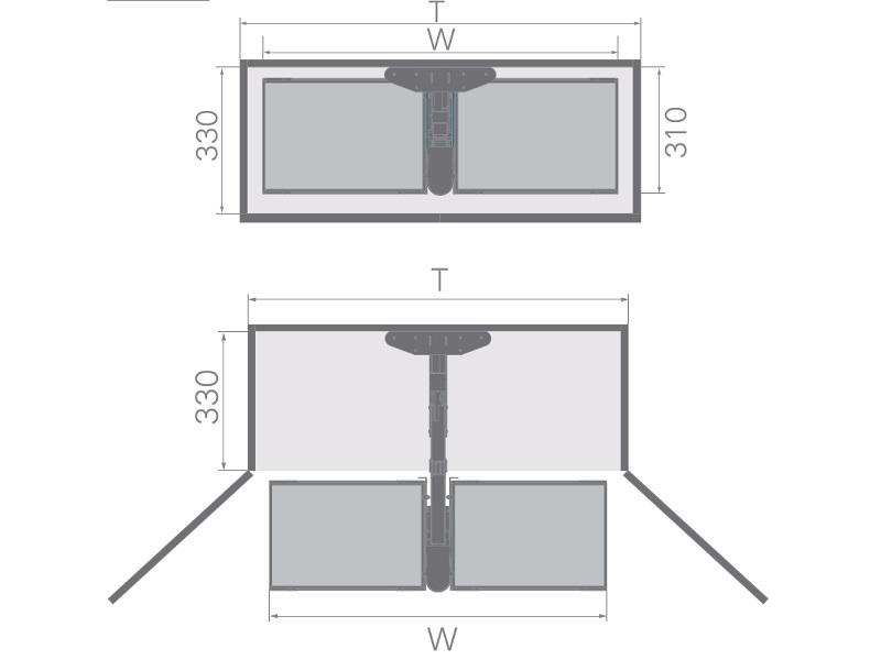 Spice rack extraíble para gabinete superior, cierre lento marca Imex - 401017 - 27-1/2 X 11-5/8 X 23-2/3 a 33-7/8 in