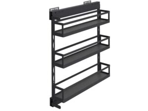 Módulo extraíble de 3 niveles gris antracita correderas cierre lento marca Bonuit - HSO319-15 - 4-5/16 x 18-1/2 x 21-7/16 in