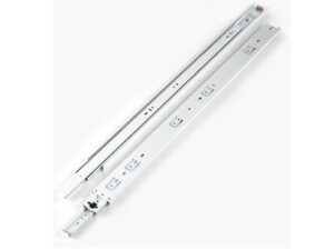 Corredera blanca full extension regular 14 in