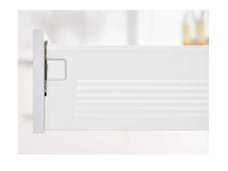 Corredera Blum METABOX 18 in de largo x 3-3/8 in de alto color blanco - 320M4500C15