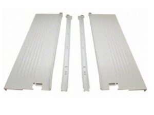 Corredera Blum METABOX 22 in de largo x 5-7/8 in de alto color blanco - 320H5500C15