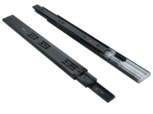 Corredera negra full extension soft close 12 in