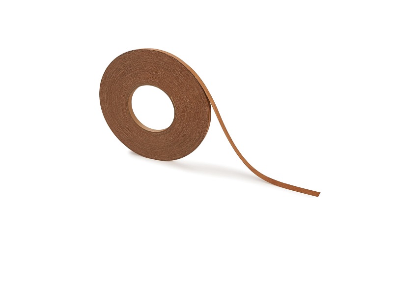 Edge banding Caoba 7/8 in con pega - por ft (250 ft por rollo)..