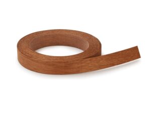 Edge banding Caoba Khaya 2 in con pega - por ft (250 ft por rollo)