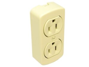 Receptáculo expuesto crema 120V