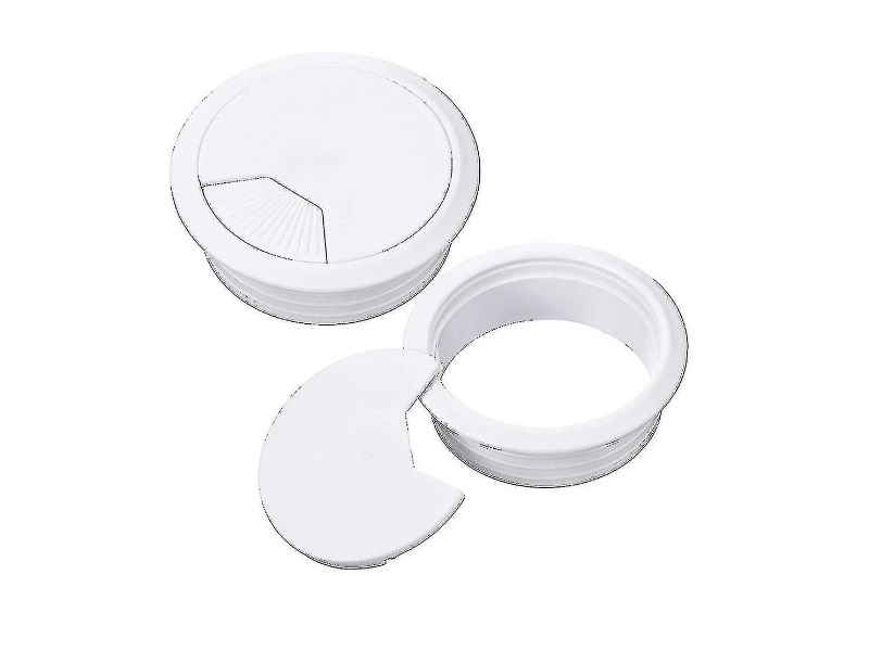Pasacables decorativo (cable grommet) blanco 60 mm - 2-3/8 in - 429.99.726