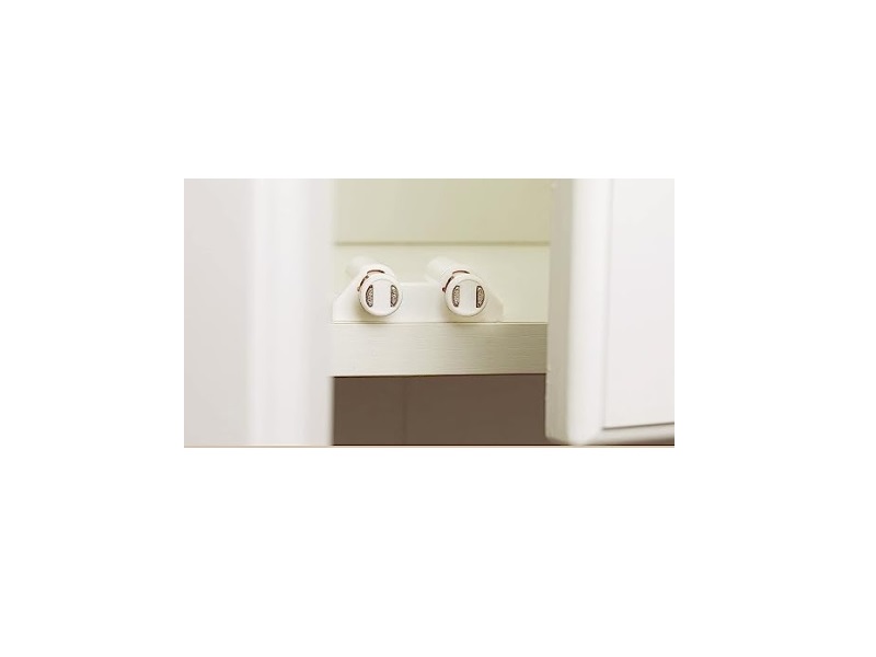 Botón magnético doble push para abrir puertas, blanco, marca Imex - 68504-WH