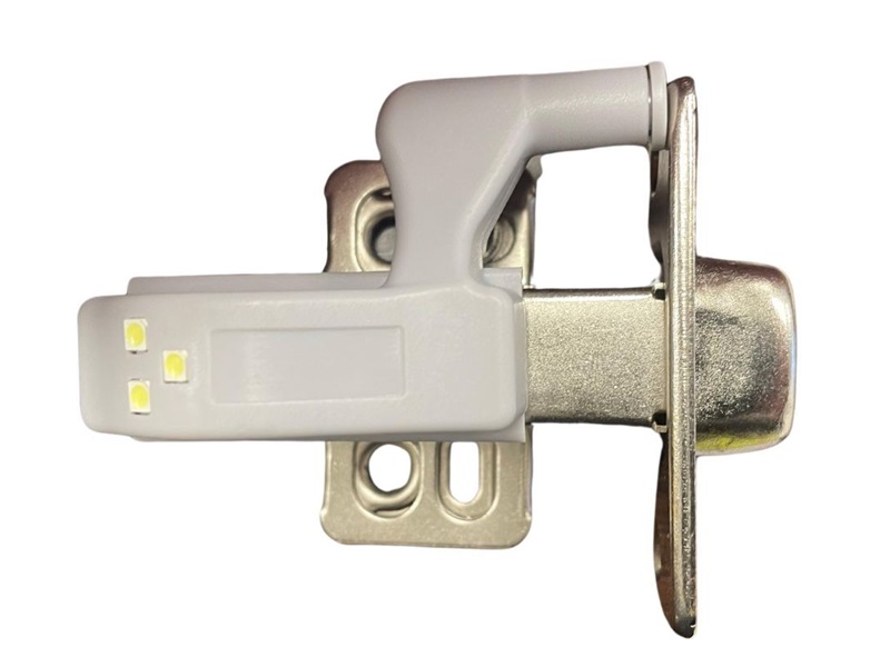 Luz LED para gozne, color gris, con batería - 71977-GREY-LED