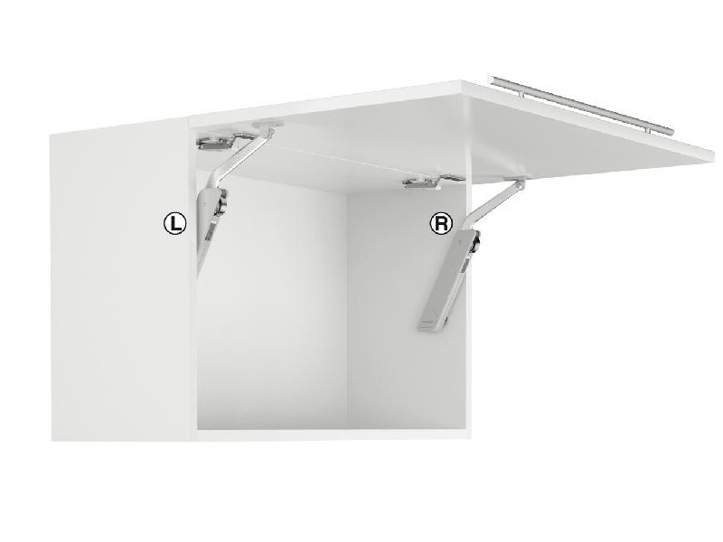 Brazo Free Flap 1.5 Hafele gris - 372.28.600