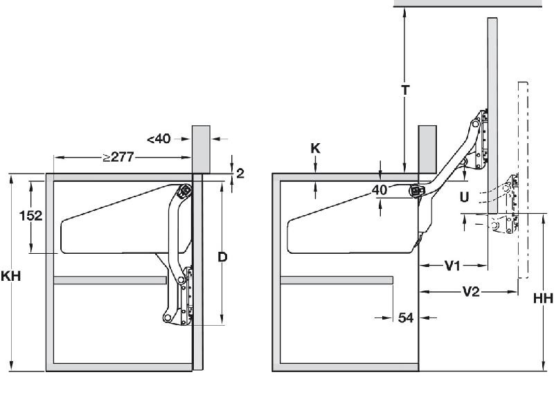 Brazo elevable en paralelo. Modelo R2us - 372.33.531
