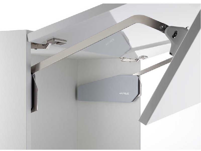 Hafele Free Fold, F4FO, gris, 650-730mm, 13-25lb - 372.37.543