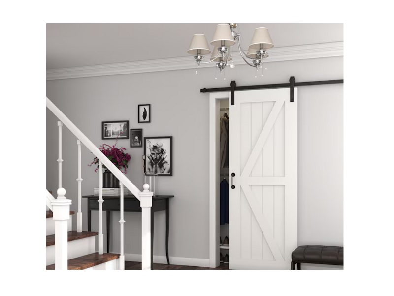 Corredera para Barn Door tipo J stainless steel - TBT007B