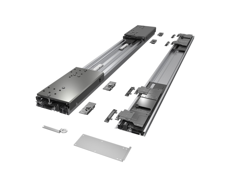 Sistema de puertas corredizas coplanar para closets Trebol - HEC081 - 94 in de largo, hasta 98-7/16 in de alto - T802A-2450