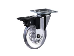 Rueda Emma color cristal 60 mm - CAS-01-60-CRYSTAL