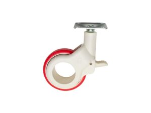 Rueda Olym II color rojo 60 mm - CAS-03-60-RED