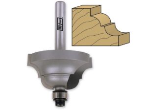 CMT 84103 Contractor Classical Ogee Bit, 1-1/8-inch Diameter, 1/8-inch Radius, 1/4-inch Shank