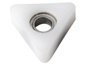 CMT 791.042.00 Delrin Triangular Bearing, 1/2-Inch Diameter, 3/20-Inch Smaller Diameter