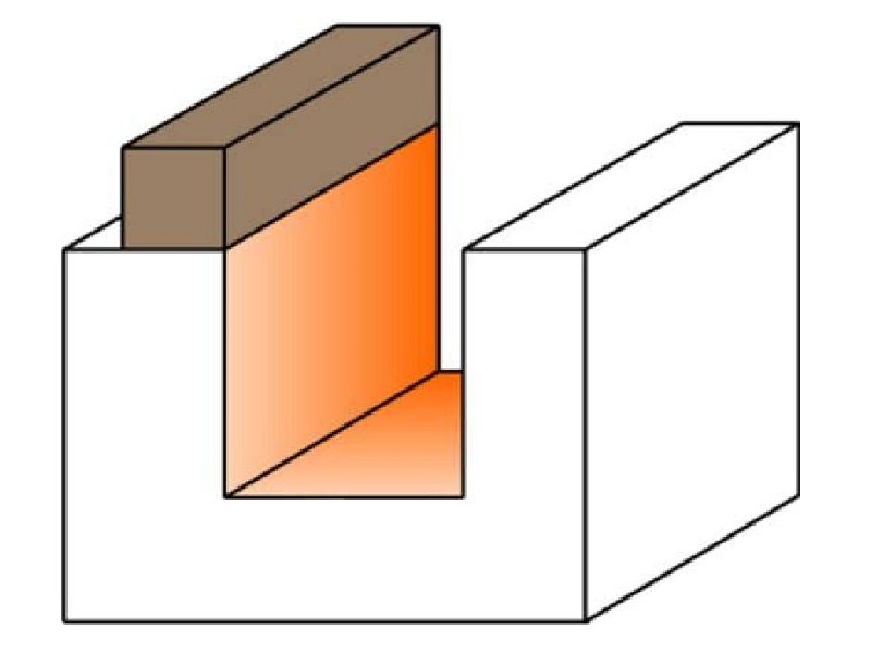 CMT 811.127.11B Pattern Bit with Bearing, 1/4-Inch Shank,1/2-Inch Diameter, Carbide-Tipped