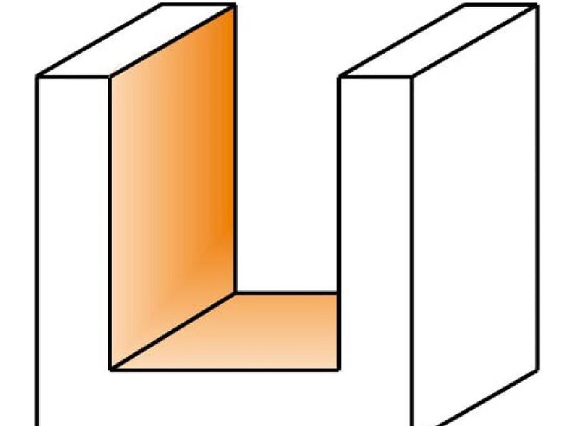 CMT 811.158.11 Straight Bit, 1/4-Inch Shank, 5/8-Inch Diameter, Carbide-Tipped