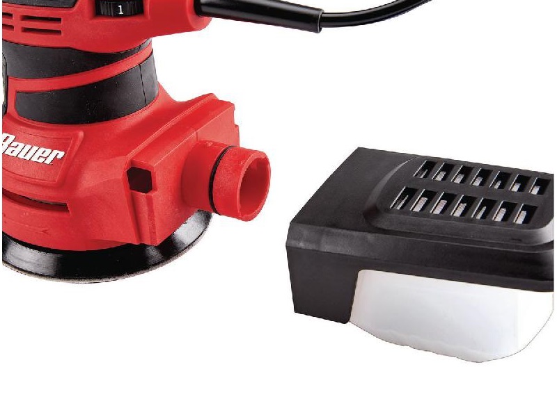 Lijadora de mano orbital aleatoria Bauer de 2.8 amperios y 5 in - 63999