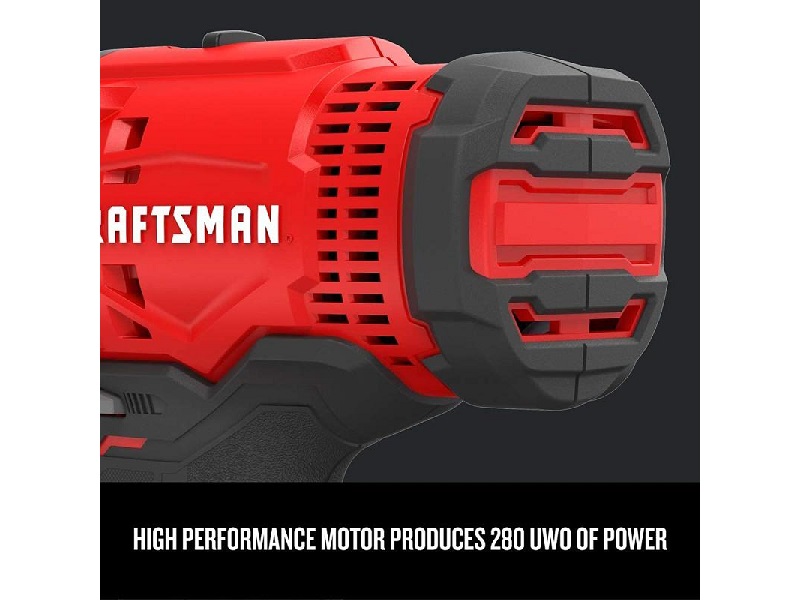 Kit de taladro/destornillador inalámbrico Craftsman V20, 1/2 in, batería y cargador incluidos - CMCD700C1