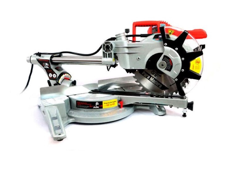 Sierra de inglete compuesta 10 in, 1800 W, Corte bisel -45° a 45° AKSI - 197202