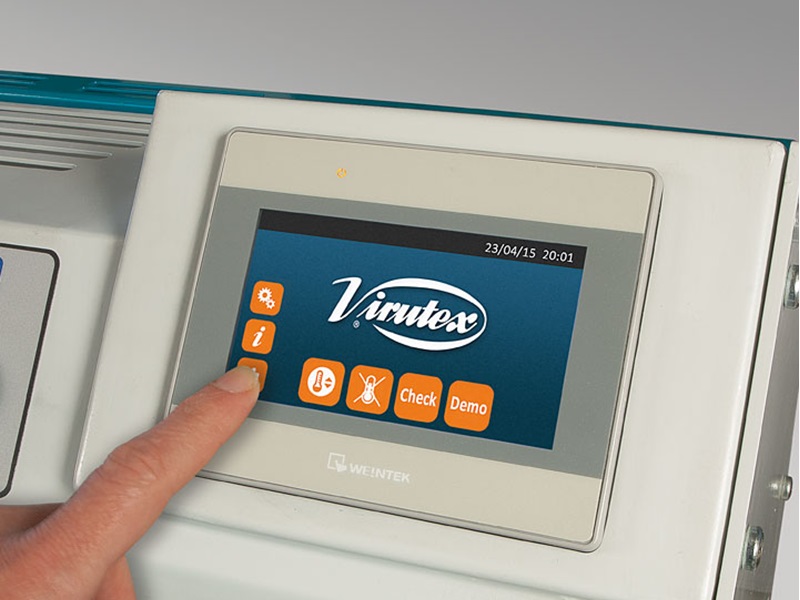 Máquina de edge banding Virutex 220V trifásica - EB140 + dust collector 230V - AS800