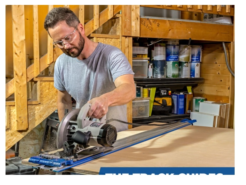 Guía de corte de 50 in con carrito para sierra circular Kreg® Accu-Cut™