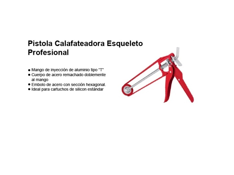 Pistola de caulking tipo esqueleto - 104501