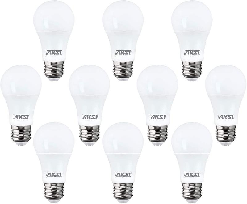 Bombilla LED de rosca A19, 5W, luz blanca marca AKSI - 115521