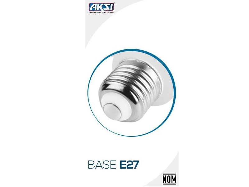 Bombilla LED de rosca A19, 5W, luz blanca marca AKSI - 115521