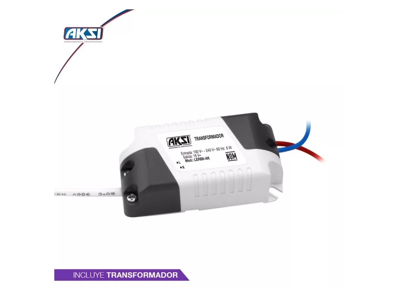 Lámpara empotrable cuadrada LED, línea eco, 18W, luz cálida 2700K marca AKSI - 117937