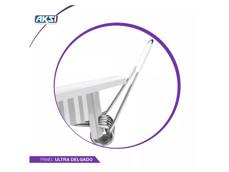 Lámpara empotrable cuadrada LED, línea eco, 18W, luz blanca 6500K marca AKSI - 117938