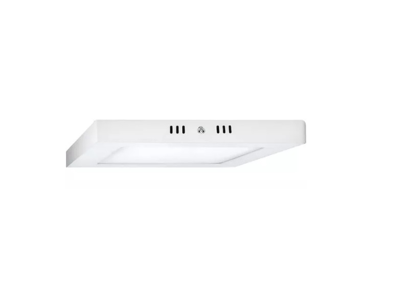Lámpara sobrepuesta cuadrada LED, línea eco, 6W, luz blanca 6500K marca AKSI - 117972
