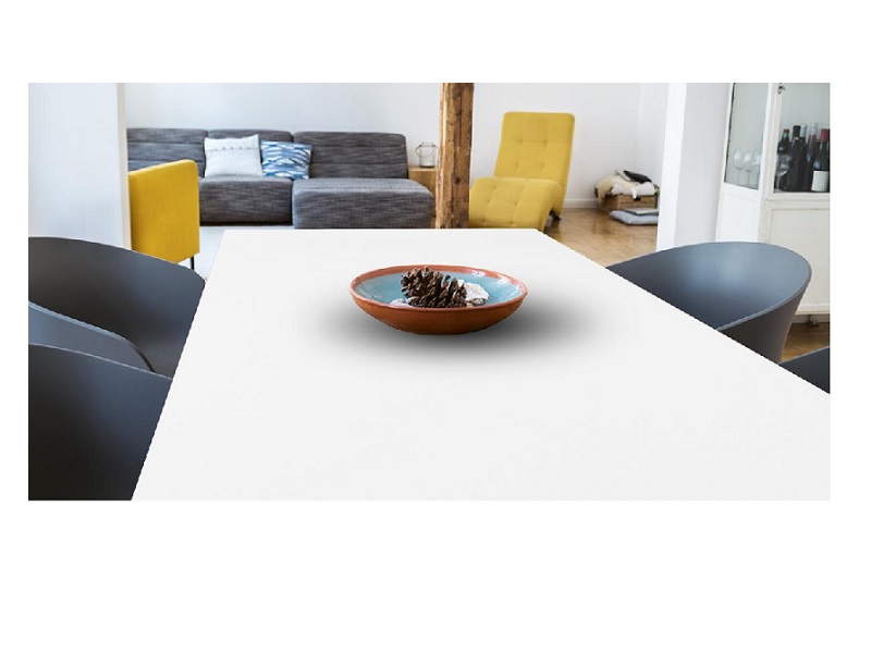 Laminado Greenlam 101-31 - White Sin Film - Brillo - 4x8 - No postformable