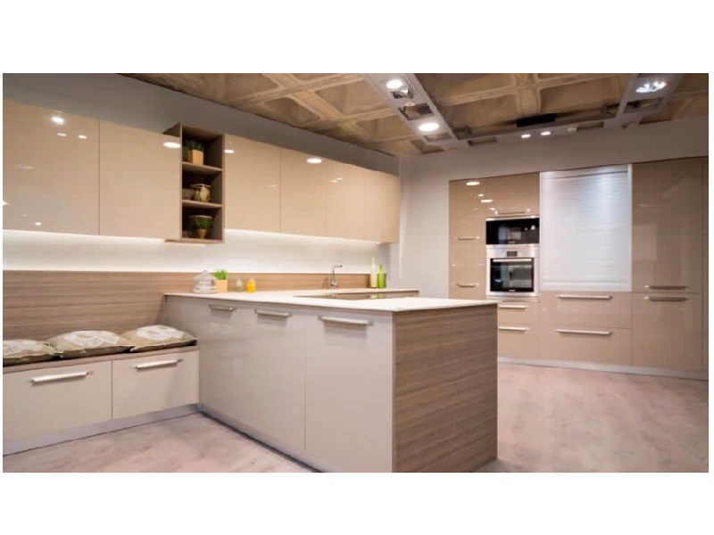 Laminado Greenlam 152-31 - Almond - Brillo - 4x8 - No postformable