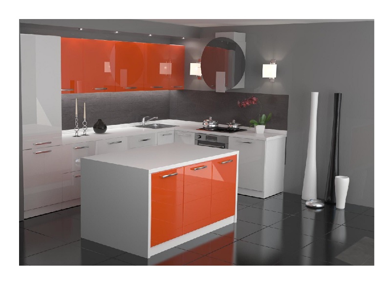Laminado Greenlam 213-31 - Orange - Brillo - 4x8 - No postformable