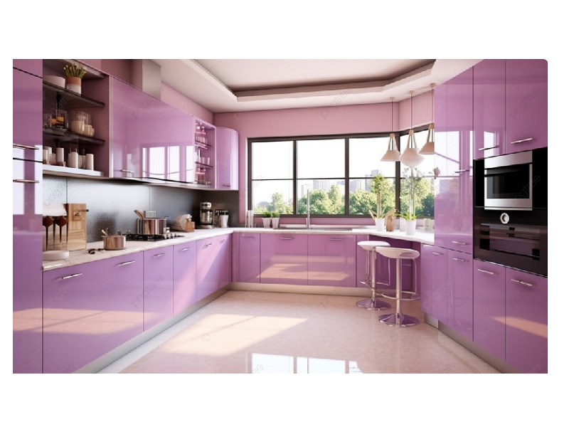 Laminado Greenlam 285-31 - Lilac - Brillo - 4x8 - No postformable