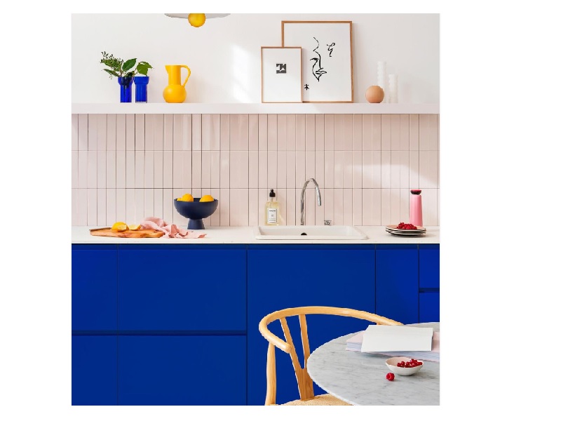 Laminado Greenlam 291-30 - Electric Blue - Mate - 4x8 - No postformable