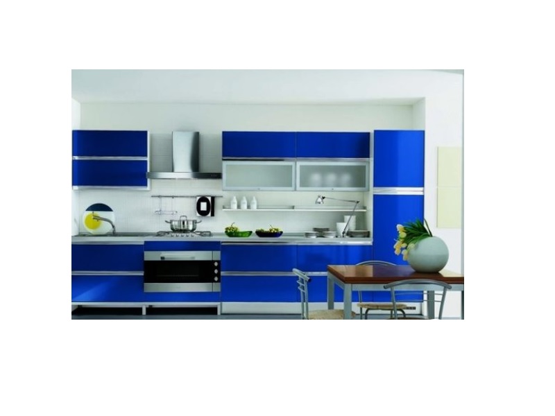 Laminado Greenlam 291-31 - Electric Blue - Brillo - 4x8 - No postformable