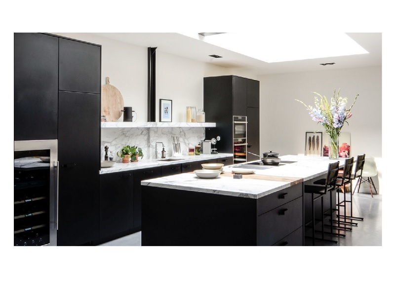 Laminado Greenlam 401-07 - Black - Textura - 4x8 - Postformable