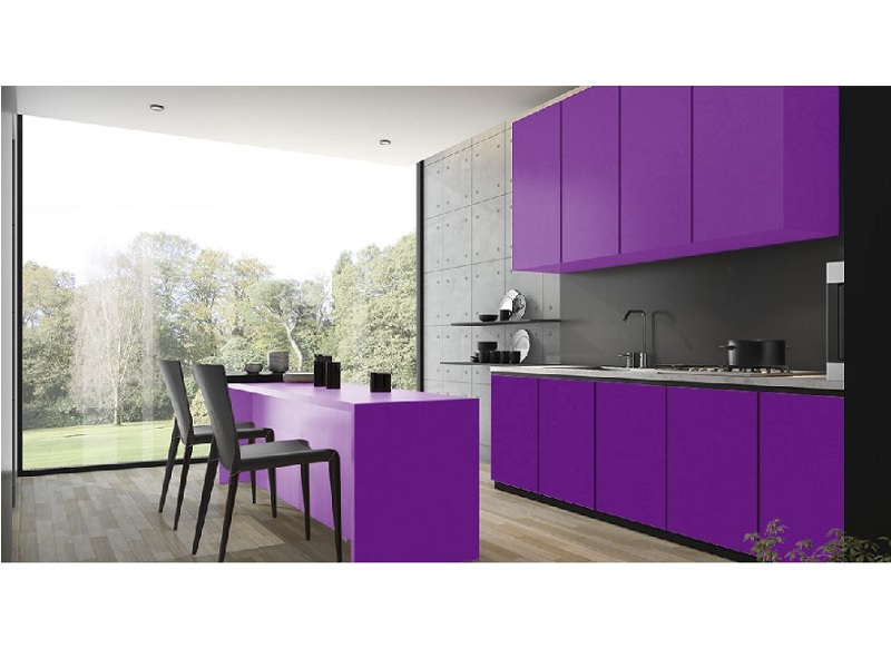 Laminado Greenlam 454-31 - Purple - Brillo - 4x8 - No postformable