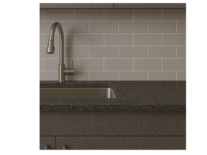 Laminado Greenlam para tope 5922-31 - Dark Somber - Brillo - 30x12 - Postformable - con film protector