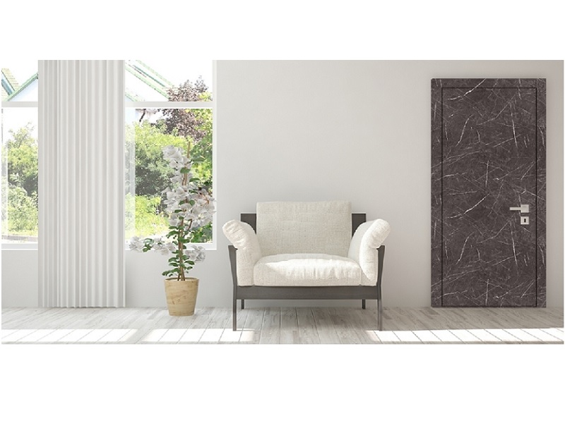 Laminado Greenlam para tope 5575-34 - Black Marmor - Textura - 4X8 - Postformable - con film protector