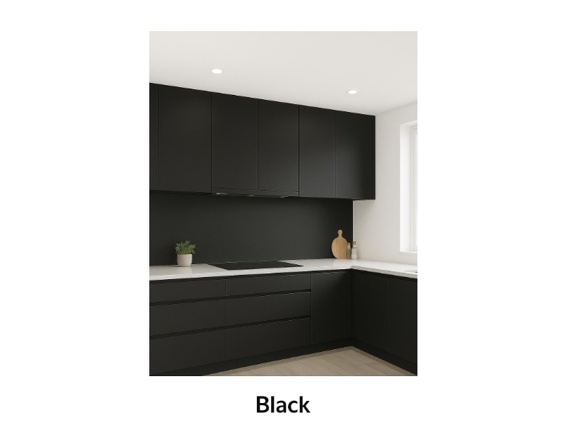 Laminado acrílico Negro ultra matt AX - SO801