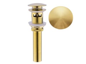 Pop-up de metal sin overflow color oro