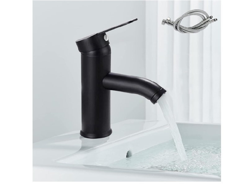 Mezcladora para lavamanos marca Foxtail Memorable 6 in black 974012-MB