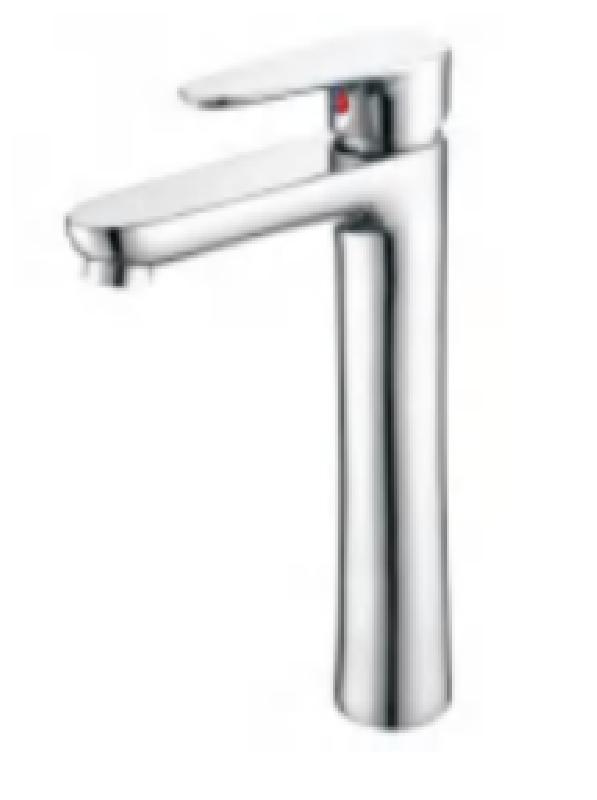 Mezcladora para lavamanos alta brushed nickel - SUS304